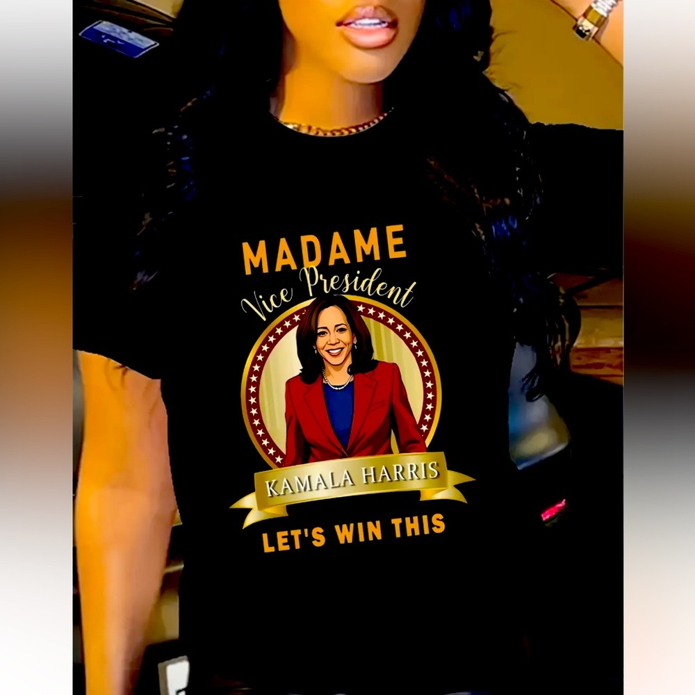New Madame Vice President 'Let's Win This' Graphic